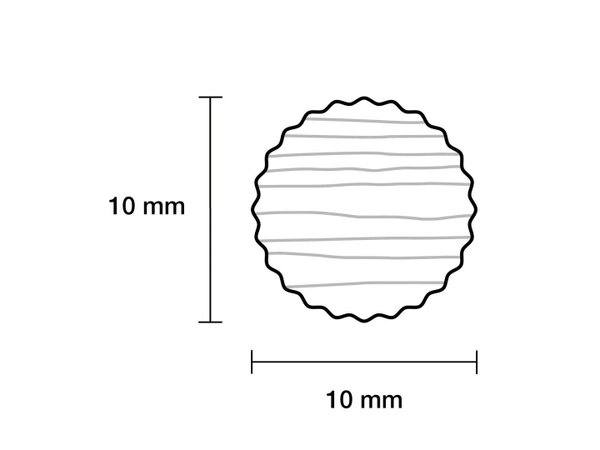 Riffeldübel Buche in 10mm x 1000mm