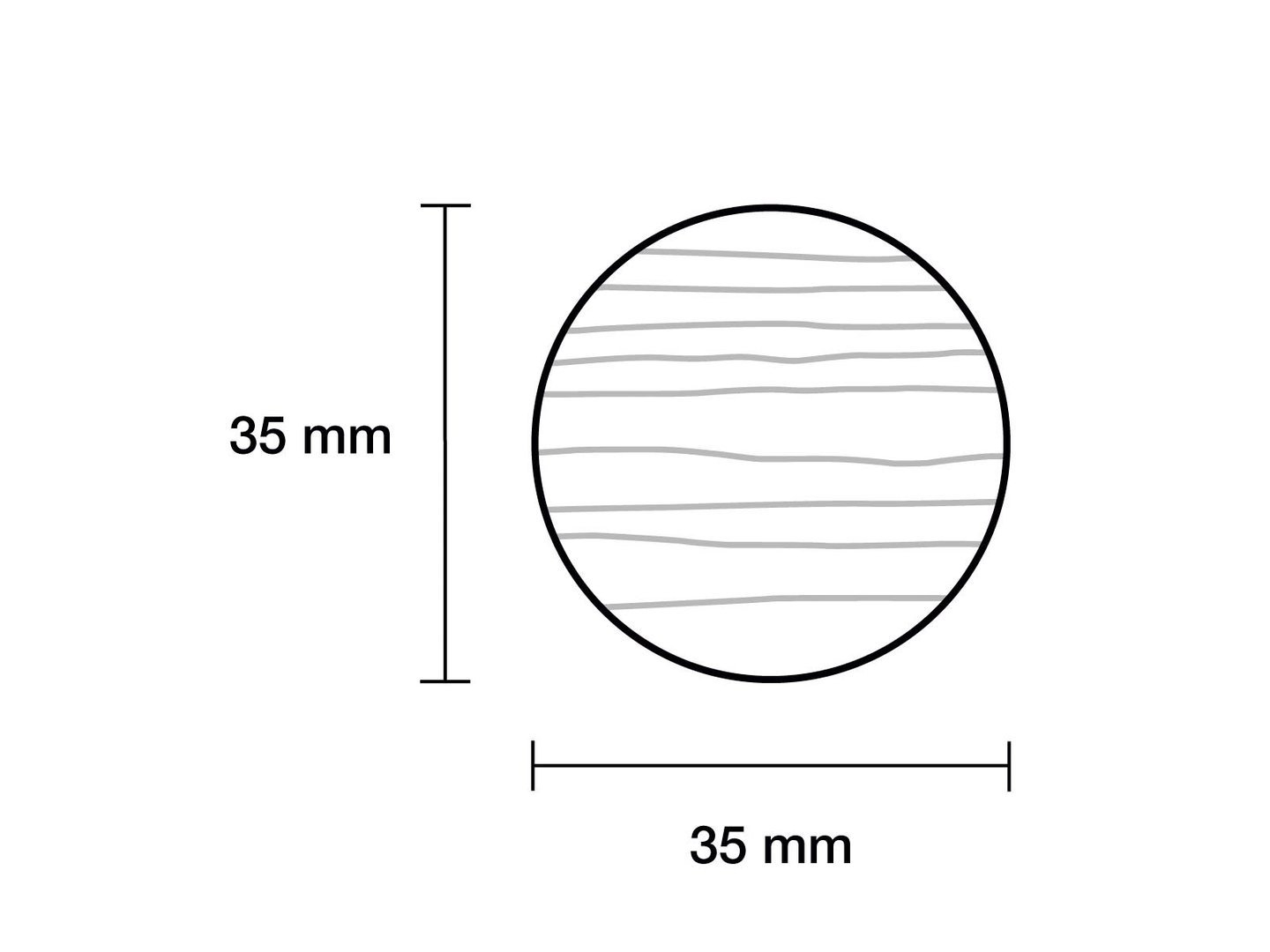 Buchen Rundstab von 3,0-20,0 mm  1000 mm Lang